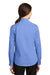 Port Authority L663 Womens SuperPro Wrinkle Resistant Long Sleeve Button Down Shirt Ultramarine Blue Model Back