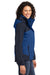 Port Authority L792 Womens Nootka Waterproof Full Zip Hooded Jacket Regatta Blue/Navy Blue Model Side