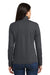 Port Authority L806 Womens Moisture Wicking 1/4 Zip Sweatshirt Battleship Grey Model Back