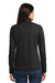 Port Authority L806 Womens Moisture Wicking 1/4 Zip Sweatshirt Black Model Back