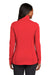 Port Authority L904 Womens Collective Full Zip Smooth Fleece Jacket Pepper Red Model Back