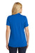 Port Authority LK110 Womens Dry Zone Moisture Wicking Short Sleeve Polo Shirt True Royal Blue Model Back