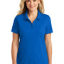 Port Authority Womens Dry Zone Moisture Wicking Short Sleeve Polo Shirt - True Royal Blue