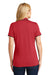 Port Authority LK111 Womens Dry Zone Moisture Wicking Short Sleeve Polo Shirt Rich Red/Deep Black Model Back