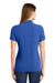 Port & Company LKP1500 Womens Stain Resistant Short Sleeve Polo Shirt Royal Blue Model Back