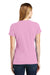 Port & Company LPC450 Womens Fan Favorite Short Sleeve Crewneck T-Shirt Candy Pink Model Back