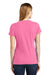 Port & Company LPC450 Womens Fan Favorite Short Sleeve Crewneck T-Shirt New Pink Model Back