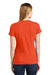 Port & Company LPC450 Womens Fan Favorite Short Sleeve Crewneck T-Shirt Orange Model Back