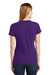 Port & Company LPC450 Womens Fan Favorite Short Sleeve Crewneck T-Shirt Team Purple Model Back