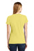 Port & Company LPC450 Womens Fan Favorite Short Sleeve Crewneck T-Shirt Yellow Model Back