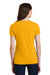 Port & Company LPC450V Womens Fan Favorite Short Sleeve V-Neck T-Shirt Bright Gold Model Back