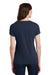 Port & Company LPC450V Womens Fan Favorite Short Sleeve V-Neck T-Shirt Deep Navy Blue Model Back