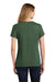 Port & Company LPC455V Womens Fan Favorite Short Sleeve V-Neck T-Shirt Heather Forest Green Model Back