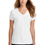 Port & Company Womens Fan Favorite Short Sleeve V-Neck T-Shirt - White