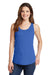 Port & Company LPC54TT Womens Core Tank Top Royal Blue Model Front