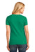 Port & Company LPC54V Womens Core Short Sleeve V-Neck T-Shirt Kelly Green Model Back