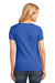 Port & Company LPC54V Womens Core Short Sleeve V-Neck T-Shirt Royal Blue Model Back