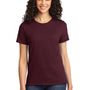 Port & Company Womens Essential Short Sleeve Crewneck T-Shirt - Athletic Maroon