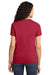 Port & Company LPC61 Womens Essential Short Sleeve Crewneck T-Shirt Red Model Back