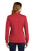 Sport-Tek LST253 Womens Shrink Resistant Fleece 1/4 Zip Sweatshirt True Red Model Back