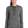 Sport-Tek Womens Moisture Wicking Fleece Hooded Sweatshirt Hoodie - Heather Dark Grey