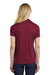 Sport-Tek LST550 Womens Competitor Moisture Wicking Short Sleeve Polo Shirt Maroon Model Back