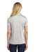 Sport-Tek LST550 Womens Competitor Moisture Wicking Short Sleeve Polo Shirt Silver Grey Model Back