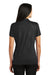 Sport-Tek LST630 Womens Tough Moisture Wicking Short Sleeve Polo Shirt Black Model Back