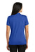 Sport-Tek LST630 Womens Tough Moisture Wicking Short Sleeve Polo Shirt True Royal Blue Model Back