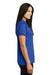 Sport-Tek LST630 Womens Tough Moisture Wicking Short Sleeve Polo Shirt True Royal Blue Model Side