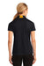 Sport-Tek LST655 Womens Sport-Wick Moisture Wicking Short Sleeve Polo Shirt Black/Gold Model Back