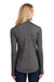 Sport-Tek LST855 Womens Sport-Wick Moisture Wicking 1/4 Zip Sweatshirt Charcoal Grey Model Back