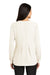 Port Authority LW700 Womens Long Sleeve Button Down Shirt Ivory Chiffon White Model Back