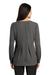 Port Authority LW700 Womens Long Sleeve Button Down Shirt Sterling Grey Model Back