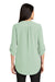 Port Authority LW701 Womens 3/4 Sleeve V-Neck T-Shirt Misty Sage Green Model Back