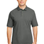 Harriton Mens Short Sleeve Polo Shirt - Charcoal Grey