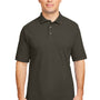 Harriton Mens Short Sleeve Polo Shirt - Black