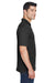 Harriton M200/M200T Mens Short Sleeve Polo Shirt Black Model Side