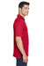 Harriton M200/M200T Mens Short Sleeve Polo Shirt Red Model Side