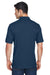 Harriton M200/M200T Mens Short Sleeve Polo Shirt Navy Blue Model Back