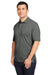 Harriton M200/M200T Mens Short Sleeve Polo Shirt Charcoal Grey Model 3q