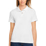 Harriton Womens Short Sleeve Polo Shirt - White