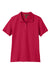 Harriton M200W Womens Short Sleeve Polo Shirt Red Flat Front