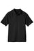 Harriton M211 Mens Advantage Tactical Moisture Wicking Short Sleeve Polo Shirt Black Flat Front