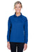 Harriton M211LW Womens Advantage Tactical Moisture Wicking Long Sleeve Polo Shirt True Royal Blue Model Front