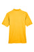 Harriton M265/M265T Mens Easy Blend Wrinkle Resistant Short Sleeve Polo Shirt Sunray Yellow Flat Back