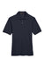 Harriton M265/M265T Mens Easy Blend Wrinkle Resistant Short Sleeve Polo Shirt Navy Blue Flat Front