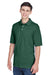 Harriton M265/M265T Mens Easy Blend Wrinkle Resistant Short Sleeve Polo Shirt Hunter Green Model 3q