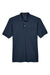 Harriton M265P Mens Easy Blend Wrinkle Resistant Short Sleeve Polo Shirt w/ Pocket Navy Blue Flat Front