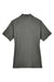 Harriton M265W Womens Easy Blend Wrinkle Resistant Short Sleeve Polo Shirt Charcoal Grey Flat Back